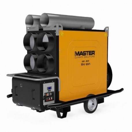 GENERADOR INDIRECTO AIRBUS PLENUM 4 SALIDAS Ø34 MASTER BV 691 A GASÓLEO