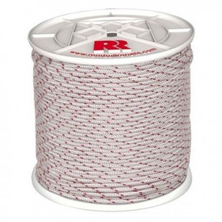 CARRETE DE CUERDA ARRANQUE DE MOTORES 4MM/100M BLANCO REF.420007000944 ROMBULL