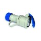 CLAVIJA ENCHUFE AÉREO HEMBRA 220V 16AMP REF.FME041100052 ASEIN