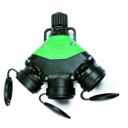 ENCHUFE DE GOMA DE BASE TRIPLE 230V/16A REF.FME1281033 ASEIN