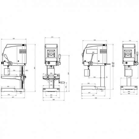 ROSCADORA TALADRO DE SOBREMESA FT-1 ERLO