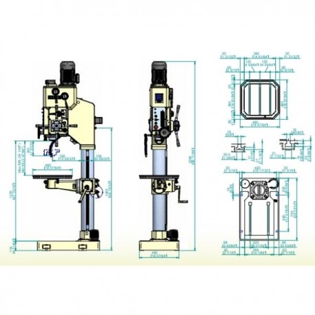TALADRO DE COLUMNA TSA-40 ERLO