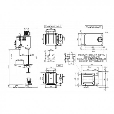 TALADRO DE COLUMNA G-32 ERLO