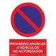 SEÑAL DE PROHIBIDO APARCAR VEHÍCULO NO AUTORIZADO PVC RD40038 NORMALUZ