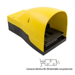 PEDAL ELÉCTRICO BIESTABLE CON PROTECCIÓN REF. 06V8 AIGNEP