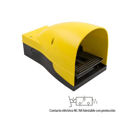 PEDAL ELÉCTRICO BIESTABLE CON PROTECCIÓN REF. 06V8 AIGNEP