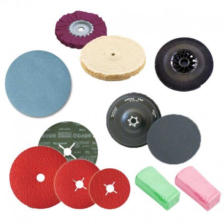 PACK ESPECIAL PARA PULIDO DE ACERO INOXIDABLE TIPO ESPEJO