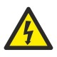 SEÑAL ADHESIVA DE RIESGO ELÉCTRICO 50MM(X10) RD63000 NORMALUZ