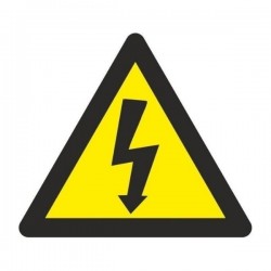 SEÑAL ADHESIVA DE RIESGO ELÉCTRICO 50MM(X10) RD63000 NORMALUZ