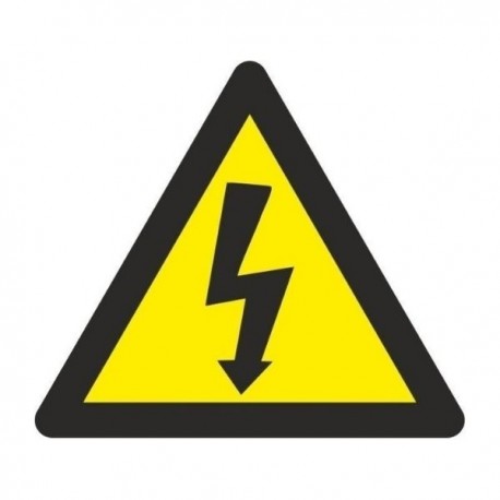 SEÑAL ADHESIVA DE RIESGO ELÉCTRICO 105MM RD64000 NORMALUZ