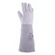 GUANTE EM PIEL FLOR BLANCO GP-049 3L