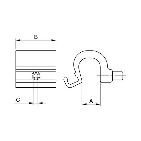 SOPORTE EXF PARA SENSORES DSL - DSH - DST AIGNEP