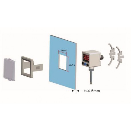 ADAPTADOR DE PANEL + CUERPO FRONTAL ACCESORIO REF. PR02B3 AIGNEP