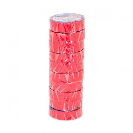 CINTA AISLANTE PVC ROJA  19MMx20M DE RANGER