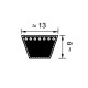 CORREA TRAPEZOIDAL PERFIL TIPO A-105 OPTIBELT DESARROLLO 2667 MM