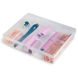 ESTUCHE DE ACCESORIOS PARA ANTORCHA DE SOLDADURA TIG MOD. 17/26/28