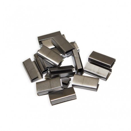 GRAPAS METÁLICAS PARA FLEJE DE PLÁSTICODE 12/13 MM.