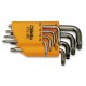 JUEGO DE 8 LLAVES ACODADAS PARA TORNILLOS BETA CON HUELLA TORX REF.97TX/SC8