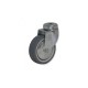RUEDA GIRATORIA SIN FRENO DE TERMO-CAUCHO 80 MM PARA MUEBLES Y MANUTENCIÓN SOPORTA 65 KG