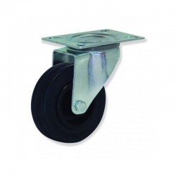 ROTANTE GIRATORIO SIN FRENO DE GOMA 160 MM USO INDUSTRIAL PARA CARGA DE HASTA 140 KG