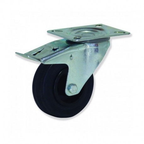 ROTANTE GIRATORIO CON FRENO DE GOMA 160 MM PARA HOSTLERÍA CON CARGA MÁXIMA DE HASTA 140 KG