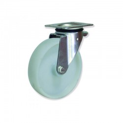 RUEDA GIRATORIA SIN FRENO DE NYLON 150 MM CARGA 400 KG TIPO INDUSTRIAL