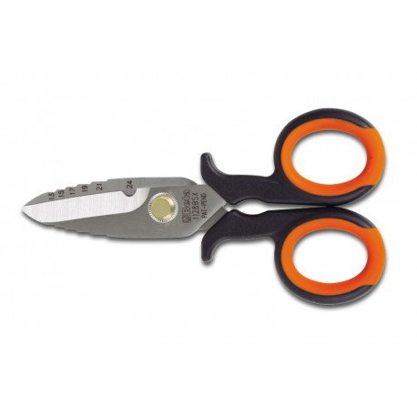 TIJERAS DE ELECTRICISTA CON AVELLANADOR BETA REF.1128BSX