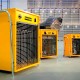 Calefactores Intec en una obra