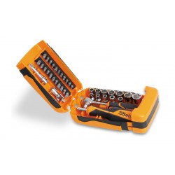 SURTIDO 11 LLAVES DE VASO HEXAGONALES + 21 PUNTAS DE ATORNILLAR + 7 ACCESORIOS BETA REF.900/C39-R