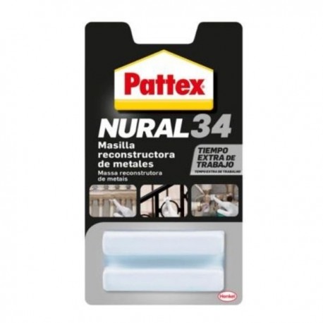 PATTEX NURAL 34 MASILLA RECONSTRUCTORA DE METALES 50CC