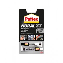 PATTEX NURAL 27 SOLDADURA METÁLICA EN FRÍO RÁPIDA 22CC