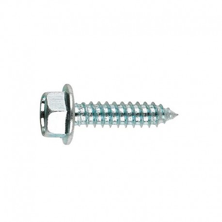 TORNILLO ROSCA CHAPA 6,3 X 25 MM CABEZA HEXAGONAL ZINCADO PACK 500 UD.