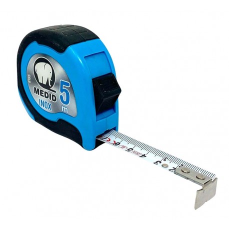 FLEXOMETRO BIMATERIAL INOX. 5 M MEDID