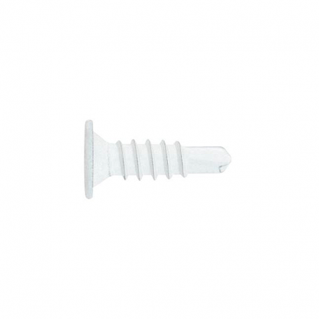TORNILLO AUTOTALADRANTE 4,2 X 14 MM CABEZA EXTRAPLANA ZINCADO BLANCO PACK 500 UD.