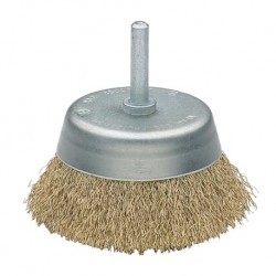 TAZA DE ACERO LATONADO DE 50MM PARA EJE DE 6MM