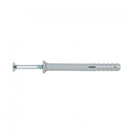 TACO CLAVABLE Ø5 CON TORNILLO 5 X 35 MM DE ARPÓN-ROSCA PACK 30 UD.