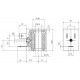 BOBINA 22MM PARA ELECTROVÁLVULAS REF. SOLX1 AIGNEP