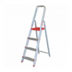 ESCALERA DE TIJERA EN ALUMINIO PROFESIONAL CON BARANDILLA EN VARIOS PELDAÑOS SERIE T-PLUS SCAL