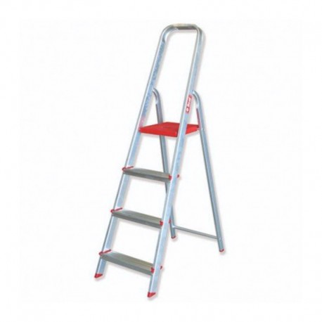 ESCALERA DE TIJERA EN ALUMINIO PROFESIONAL CON BARANDILLA EN VARIOS PELDAÑOS SERIE T-PLUS SCAL