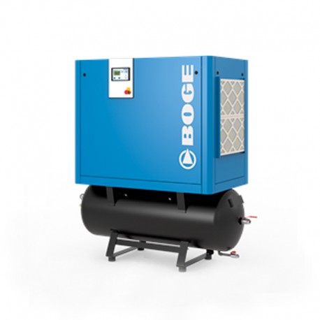 COMPRESOR DE TORNILLO 25CV CON DEPÓSITO Y SECADOR A 8BAR/10BAR/13BAR BOGE C18-2 DR
