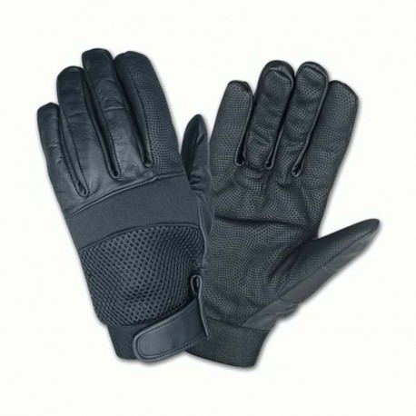 GUANTES ANTICORTE NEGROS VARIAS TALLAS REF. 77261 PIELCU ALTA PROTECCIÓN