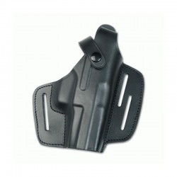 FUNDA RIÑONERA BELT HOLSTER DE VAQUETILLA MOLDEADA MOD.60123-N PIELCU