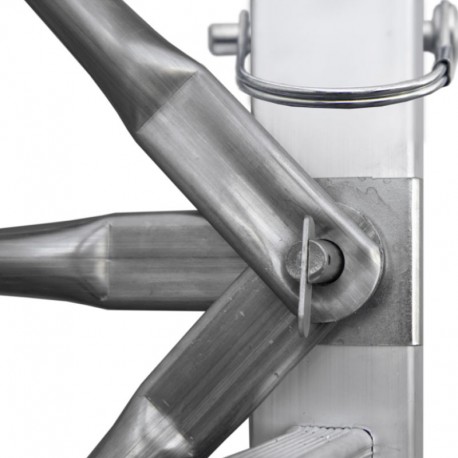 ANDAMIO PROFESIONAL CON DIFERENTES ALTURAS MODELO RAPIDO 140 FARAONE