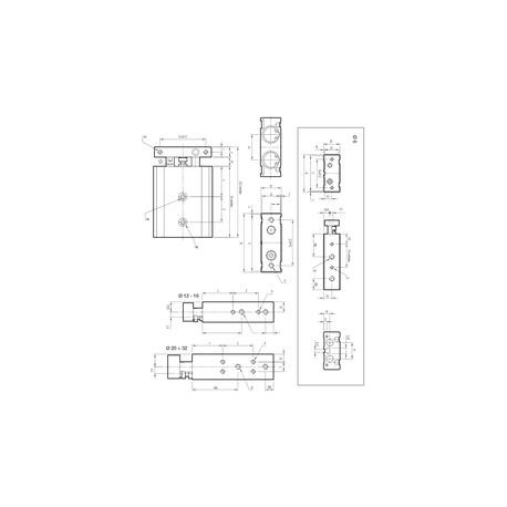 CIL CON VÁSTAGO PARALELO DEM 6 C.BRONCEREF. CG02 AIGNEP DOBLE EFECTO
