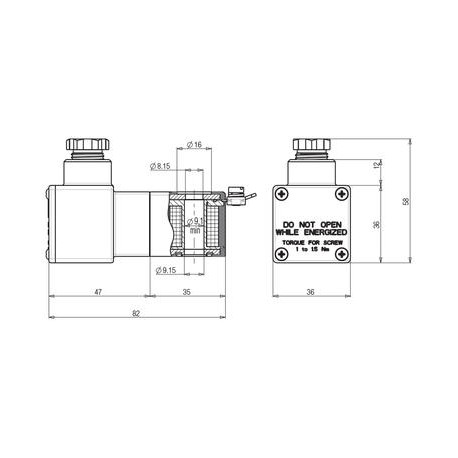 BOBINA 30MM REF. SOLX2 AIGNEP