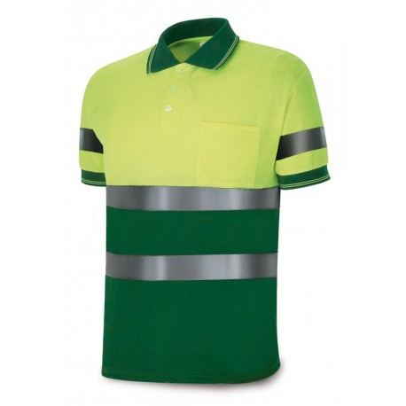 POLO DE ALTA VISIBILIDAD MANGA CORTA AMARILLO VERDE