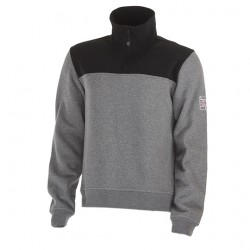 SUDADERA NEBRASKA J´HAYBER GRIS Y NEGRO