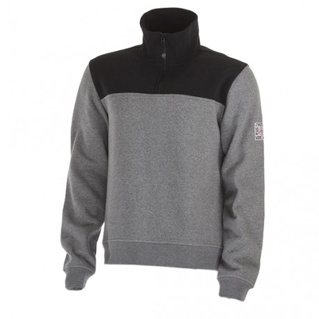 SUDADERA NEBRASKA J´HAYBER GRIS Y NEGRO