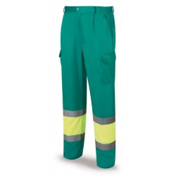 PANTALÓN DE ALTA VISIBILIDAD COLORES AMARILLO VERDE
