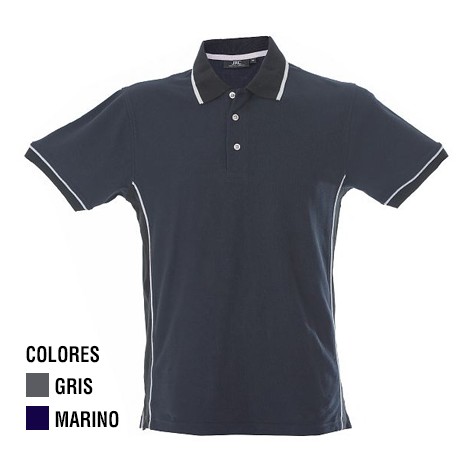 POLO MANGA CORTA DURBAN JRC MARINO-NEGRO
